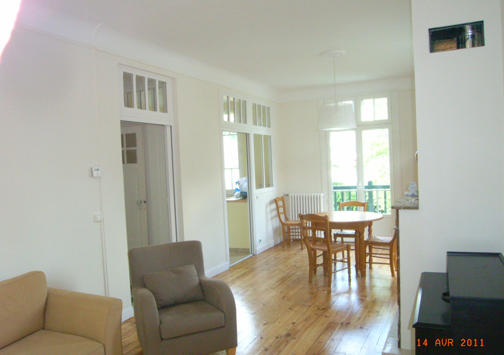 Réaménagement du séjour d'un appartement à Biarritz dans le 64, cabinet d'architecture Jean-Marc Ritondo Pau